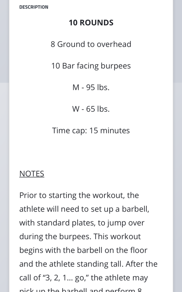 Editing workout details (mobile)